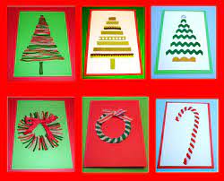 6 Easy Fun Homemade Christmas Cards From Learning Ideas Grades K 8 Christmas Cards Kids Homemade Christmas Cards Christmas Card Design