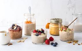 Eat whole grains such as steel cut oats, whole wheat bread, egg white omelets. Oatmeal Is A Breakfast Classic But That Doesn T Mean It Has To Be Boring These Easy Oat Combos Can Be Pre No Calorie Foods Oats Recipes Overnight Oats Recipe