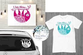 Download Live Slow Sloth Mandala Svg Dxf Eps Png Jpg Pdf By Wispy Willow Designs Thehungryjpeg Com