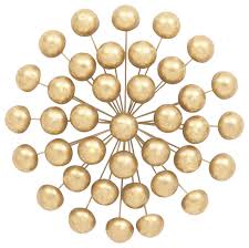 Wall star graphics are available in a wide array of categories such as organics, botanical, urban, asian, geometric, mid century modern, music after painting, walls must be allowed 4 weeks to fully cure before installing wall decals. In Stock Burst Metal Wall Decor Gold Midcentury Wall Decals By Virventures Houzz