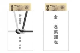 香典の書き方 中袋なしの時は 金額や住所 お金の入れ方のマナー