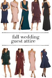 I always like to have either my arms or legs covered for these kinds of weddings, because even though you'll likely be inside most of the time, it's still cold outside! Fall Wedding Guest Outfits For Women Addicfashion