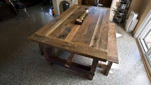 21st century and contemporary american scandinavian modern hardwood dining room tables. Solid Oak Reclaimed Barn Wood Dining Room Table Etsy