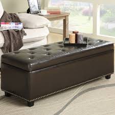 Collapsible ottoman folds away flat for storage in closets or under beds; Buy Storage Bench Coffee Table Off 59