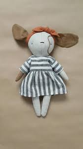 Organic Linen Dog Soft Animal Toy Baby Shower Gift Etsy Video In 2020 Toys By Age Baby Toys Handmade Stuffed Toys