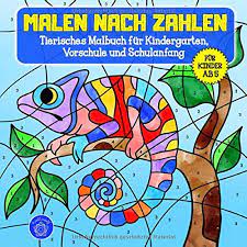 Schon für kinder eignet sich malen nach zahlen, ravensburger zum beispiel bietet ein umfangreiches kindersortiment zu verschiedenen themen an, bei dem auch einfache portraits von süßen bauernhoftieren und niedlichen tierkindern ihren platz haben. Malen Nach Zahlen Ab 5 Tierisches Malbuch Fur Kindergarten Vorschule Und Schulanfang Bonusmotive Tiermandalas Fur Kinder German Edition Creatif Le Petit 9798648603950 Amazon Com Books