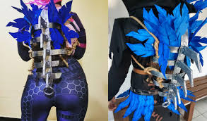 Well don't worry, we've got you covered with this diy video. Raven Cage Back Bling Made Out Of Pvc Pro Eva Foam Worbla Fortnite Props Fortnitebr