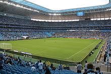 Gremio's famous sign already at new arena. Arena Do Gremio Wikipedia