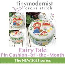 A cheerful color palette keeps things bright. Fairy Tale Pin Cushions Little Red Riding Hood Books And Charts By Designer Tiny Modernist Inc Robin S Nest Designs