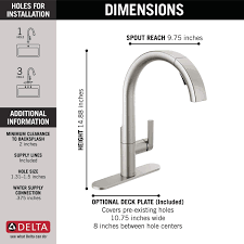 Pull down kitchen faucet clearance. Buy Delta Keele Kitchen Faucet With Pull Down Sprayer Kitchen Sink Faucet Faucets For Kitchen Sinks Single Handle Magnetic Docking Spray Head Spotshield Stainless 19824lf Sp Online In Vietnam B087466gkm