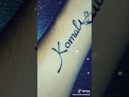 Komal Name Art Youtube /r/calligraphy is a community for people interested in the art of beautiful writing. komal name art youtube