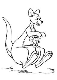 Funny Kangaroo Coloring Page Animal Coloring Pages Disney Coloring Pages Baby Coloring Pages