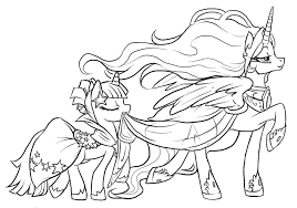 Free for commercial use high quality images 12 My Little Pony Princess Celestia Coloring Page Terbaru Lingkar Png