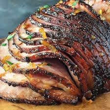 I M Serving Both Turkey And Ham At Our Thanksgiving And While I Was Online Checking Out Different Recipes This One By Grilled Ham Grilling Recipes Recipes
