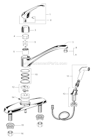 I just installed an american standard kitchen faucet and it continues to run for a second or two after turning the handle. American Standard Kitchen Faucet Parts Diagram Versosembossa