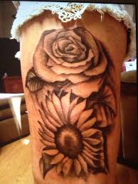 The history of sunflower tattoos and their meaning. Pin By Laura Vicha On My Tattoos Flower Tattoo Shoulder Sunflower Tattoo Thigh Sunflower Tattoo