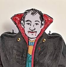 Cut Out and Make Vampire Puppet
