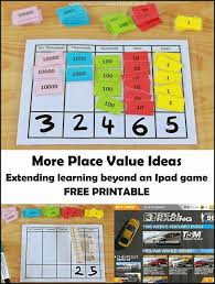 More Place Value Ideas Free Printable Math Place Value Homeschool Math Math Classroom