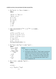 Maybe you would like to learn more about one of these? Pdf Contoh Soal Dan Pembahasan Materi Tentang Logaritma Kelas 10 Pdf Desty Safar Academia Edu