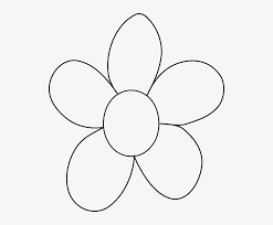 40+ large flower coloring pages for printing and coloring. Flower Outline Printable Large Flower Coloring Sheets 528x598 Png Download Pngkit