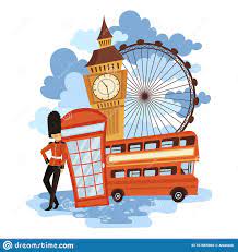 Haz click en puente de la torre en londres dibujos para colorear para ver la visión imprimible o colorealo online (compatible con tablets ipad y android). Paisaje De Londres Dibujo De Caricaturas De Los Lugares De Intera C S De Inglaterra Dibujo De Vectores Para Agencia De Viajes Ilustracion Del Vector Ilustracion De Bandera Londres 157665902