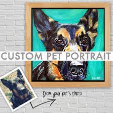 Each pet portrait is created with soft pastels on a suede mat board. Custom Pet Paintings