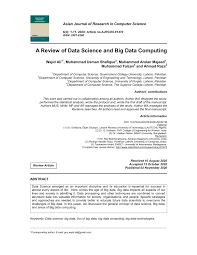 Technology has a significant impact on small businesses, increasing performance and giving smbs access to tools to which they might not otherwise have access. Pdf A Review Of Data Science And Big Data Computing