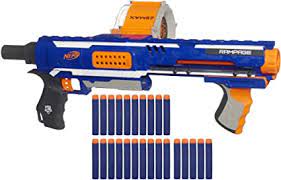 4.5 out of 5 stars 46. Amazon Com Rampage Nerf N Strike Elite Toy Blaster With 25 Dart Drum Slam Fire 25 Official Elite Foam Darts For Kids Teens Adults Amazon Exclusive Hasbro Import Toys Games