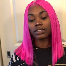 Black And Pink Wig Short Pin By Dana D On Hair Part 3 With Images Hair Inspiration Pink Hair Hair Styles