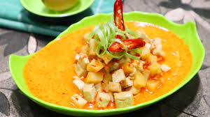 Didihkan air secukupnya, masukkan semua bahan 1, masak dengan api kecil sampai hampir empuk. Sayur Santan Pedas Tahu Kentang Youtube