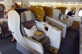 You'll find them on many connections from hong kong, especially to european destinations. Check Out Emirates First 777 With The New Biz Class Seats