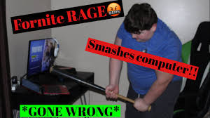 Last summer, nintendo promoted healthy living by challenging parents, families and kids to stay active by playing wii. Fortnite Rage Fat Kid Breaks Computer Youtube