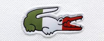 Lacoste Flags Polo Italian Logo Ropa De Hombre Camisetas Bordado