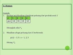 Maybe you would like to learn more about one of these? Statistika Matematika Pertemuan 6 Ekspektasi Satu Peubah Acak
