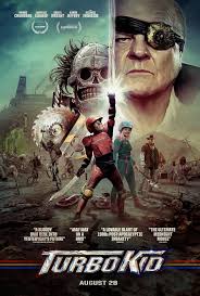 Turbo Kid (2015) #fridayflicks @topfans If you love '80s-style  post-apocalyptic action with a splash of over-the-top gore and retro charm,  Turbo Kid is a must-watch. Set in a dystopian 1997, this indie