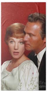 Julie Andrews and Christopher Plummer Bath Towel