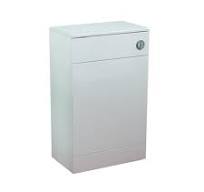 Concealed Cistern Toilet Unit with Flush Button - White, 500mm