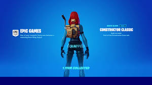 This skin will forever be only for crew members, and will never be sold in the store later. New Constructor Classic Backbling In Fortnite Epic Games Gift Youtube