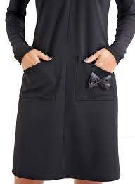 Black Plus Size Dress Casual Maxi Dress With Pockets Casual Plus Size Dresses