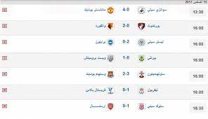 نتائج مباريات الدوري الانجليزي الممتاز اليوم، بالإضافة إلى ملخص اهداف الدوري الانجليزي الممتاز الان مباشر Ø¬Ø¯ÙˆÙ„ ØªØ±ØªÙŠØ¨ Ø§Ù„Ø¯ÙˆØ±ÙŠ Ø§Ù„Ø¥Ù†Ø¬Ù„ÙŠØ²ÙŠ Ø§Ù„Ù…Ù…ØªØ§Ø² 2018 2017 ÙˆÙ†ØªØ§Ø¦Ø¬ Ø§Ù„Ø¬ÙˆÙ„Ø© Ø§Ù„Ø«Ø§Ù†ÙŠØ© Ø¨Ø¹Ø¯ Ù†Ù‡Ø§ÙŠØ© Ù…Ø¨Ø§Ø±ÙŠØ§Øª Ø§Ù„Ø£Ù…Ø³ Ø§Ù„Ø±ÙŠØ§Ø¶ÙŠ Ù†Øª
