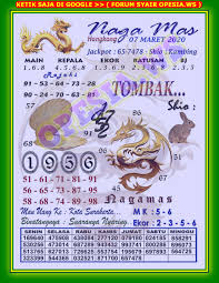 1 New Message Kode Syair Hongkong 7 Maret 2020 Forum Syair Togel Hongkong Singapura Sydney