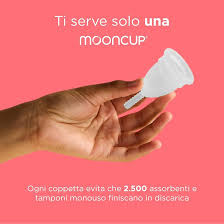 MOONCUP Taglia A - coppetta mestruale originale : Amazon.it: Salute e cura  della persona