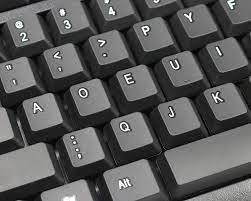 Now you can enjoy your new keyboard layout. Usb Dvorak Keyboard Amazon De Computer Accessories