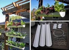 This is a post on how i created gutters for my house using pvc pipe! 13 Vertical Diy Rain Gutter Garden Ideas For Small Spaces Balcony Garden Web
