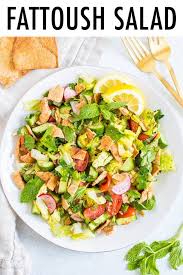 Fattoush Salad Eating Bird Food Recipe Fattoush Salad Salad Clean Eating Recipes