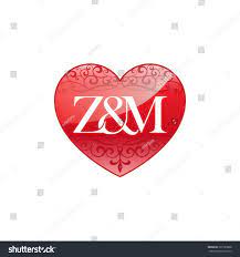 Tons of awesome m alphabet wallpapers to download for free. Z M Initial Letter Logo With Ornament Heart Royalty Free Stock Vector 367783868 Avopix Com