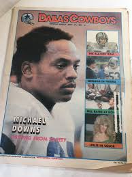 Dallas Cowboys Official Weekly Paper, Nov 10, 1984, Michael Downs