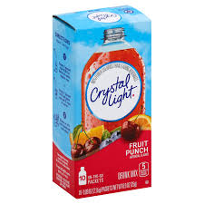 Crystal Light On The Go Fruit Punch Drink Mix Shop Mixes Flavor Enhancers At H E B