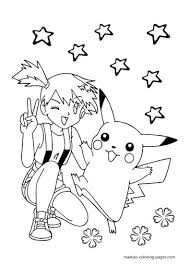 Coloringanddrawings.com provides you with the opportunity to color or print your pikachu drawing online for free. Coloring Pages Misty With Pikachu Coloring Pages