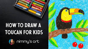 In most cases, it is also one of the first things they learn to draw on paper. How To Draw A Toucan Easy Step By Step Drawing For Kids Youtube